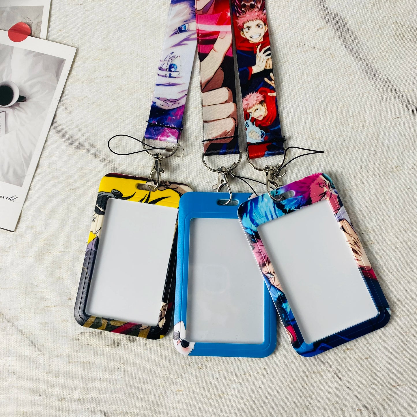 Anime Lanyard Neck Strap for Keys, ID Card, Passport & USB – Cool Badge Holder Accessory Gift