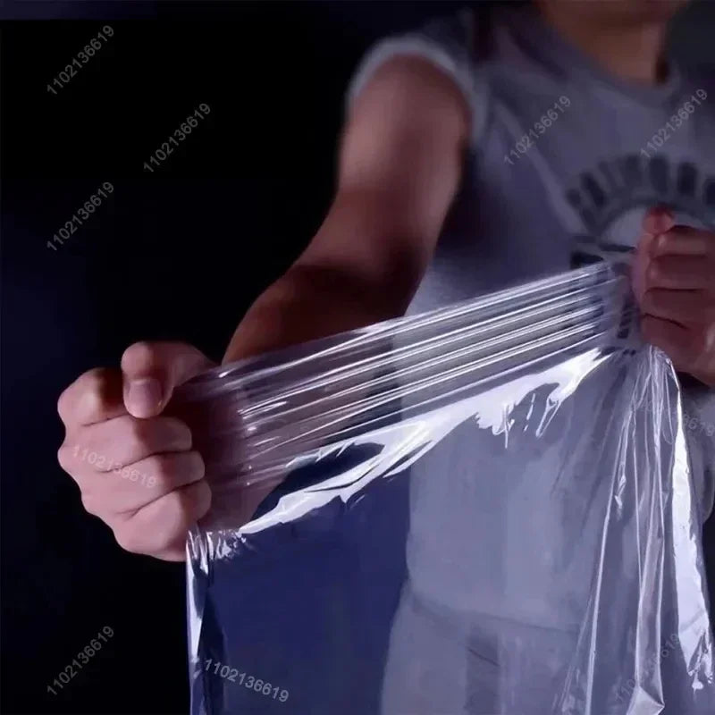 Transparent Heavy-Duty Waterproof Tarpaulin – Thick Windproof & Snowproof Clear Rain Cover for Patio, Garden, Porch & Chicken Coop