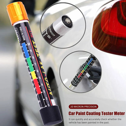 Car Paint Thickness Gauge - Magnetic Tip Auto Paint & Body Repair Inspection Tester