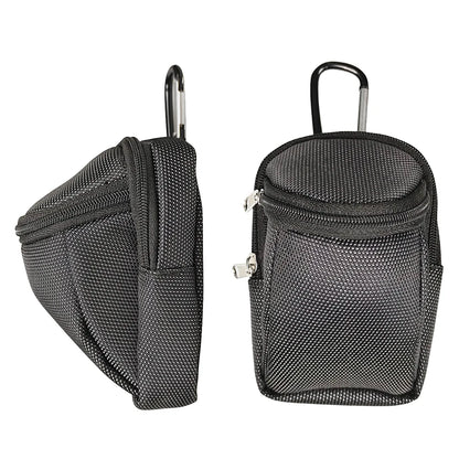 Mini Park Golf Ball Bag with Hook – Portable Nylon Waist Bag for Park Balls, Outdoor Sports Golf Accessories