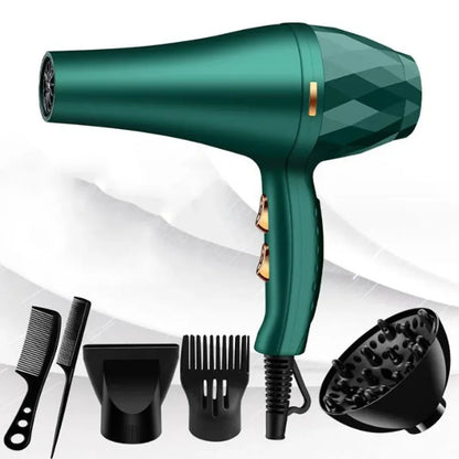 Professional Hair Dryer 1200W/2200W – High Power Blow Dryer Brush for Salon & Barber Hairdressing