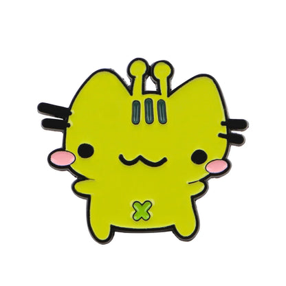 Cute Cat Enamel Pin — Cartoon Animal Lapel Brooch for Backpacks, Cosplay & Kids Gifts