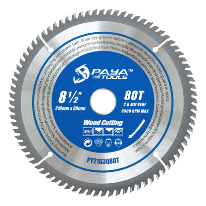 PAYA TCT Circular Saw Blade - ATB Framing Blade for Wood Cutting, TÜV Rheinland Tested & Certified