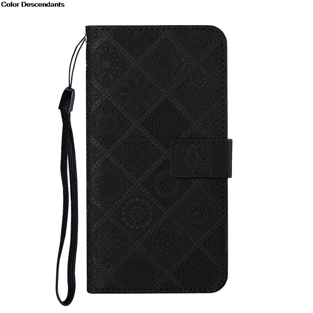 Flip Leather Wallet Case for Redmi Note & Redmi Series (Note 13–9, 4G/5G) – Card Holder Stand Book Cover