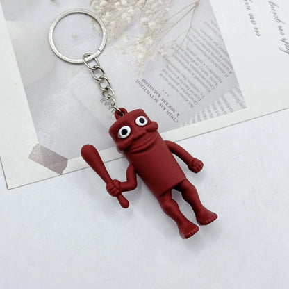 Tralalero Tralala Keychain - Tungtung Sahur Brainrot Figure Charm for Keys, Bags, and Gifts