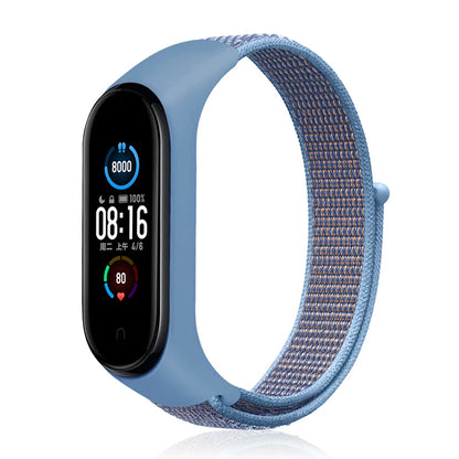 Nylon Loop Strap for Xiaomi Mi Band - Adjustable Sport Wristband Bracelet for Mi Band 3 4 5 6 7 8