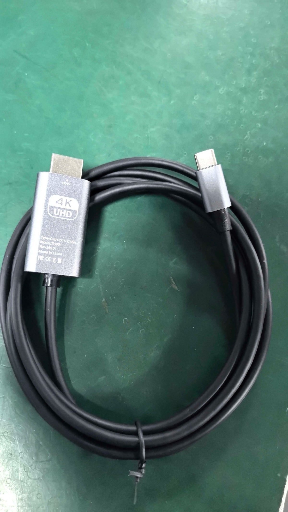 2M USB-C to HDMI 4K HD Video Cable - Braided Screen Projection Converter for TV and Computer