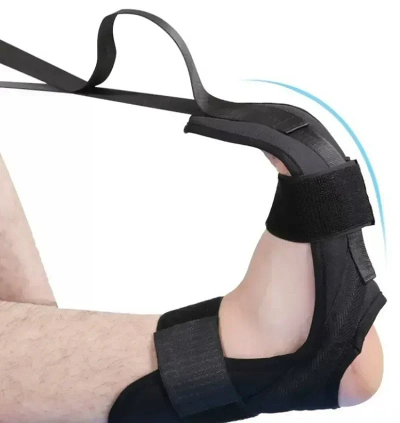 Yoga & Fitness Stretching Band – Leg Flexibility, Rehabilitation, Plantar Fasciitis Foot Care Training Belt