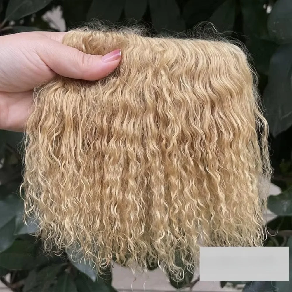 Mongolia Fur Sheepskin Curly Hair Extensions — Cute Wool Texture Wigs for SD, Blyth & BJD Dolls