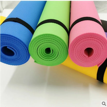 4MM Yoga Mat 173x61cm – Non-Slip, Odorless Pilates & Fitness Exercise Mat with Carry Strap