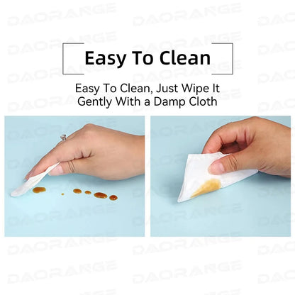 Creative Anti-Slip Leather Mouse Pad – Stylish Gaming & Office Desk Mat for Laptop, PC & MacBook