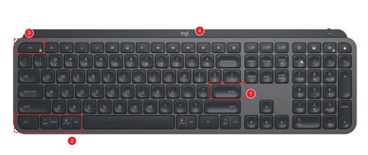 Silicone Keyboard Cover for Logitech MX Keys & MX Keys S - Waterproof Dustproof Keyboard Protector