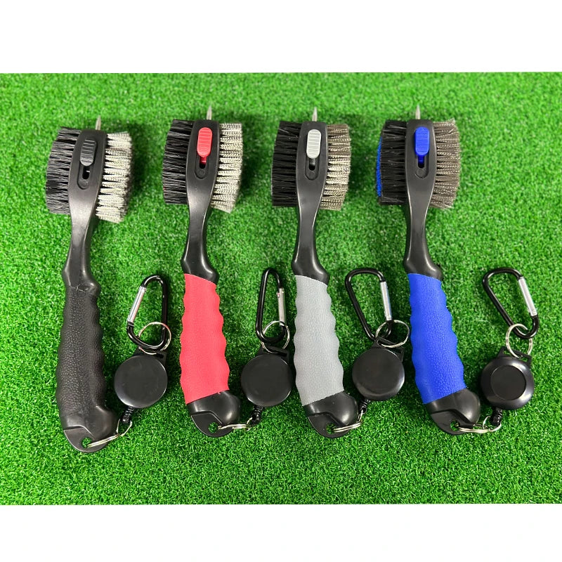 Golf Club Brush – 2-Sided Groove Cleaner Kit for Putter, Wedge & Ball, Golf Accessories