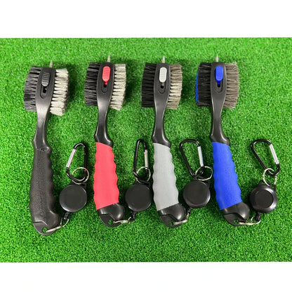 Golf Club Brush – 2-Sided Groove Cleaner Kit for Putter, Wedge & Ball, Golf Accessories