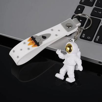 Astronaut Keychain Figurines - Spaceman Ornaments for Backpacks, Schoolbags, Home Decor, and Children's Gifts