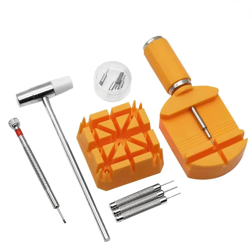 Watch Repair Tool Kit – Link Band Pin Remover & Adjuster for Professional Watchmaking