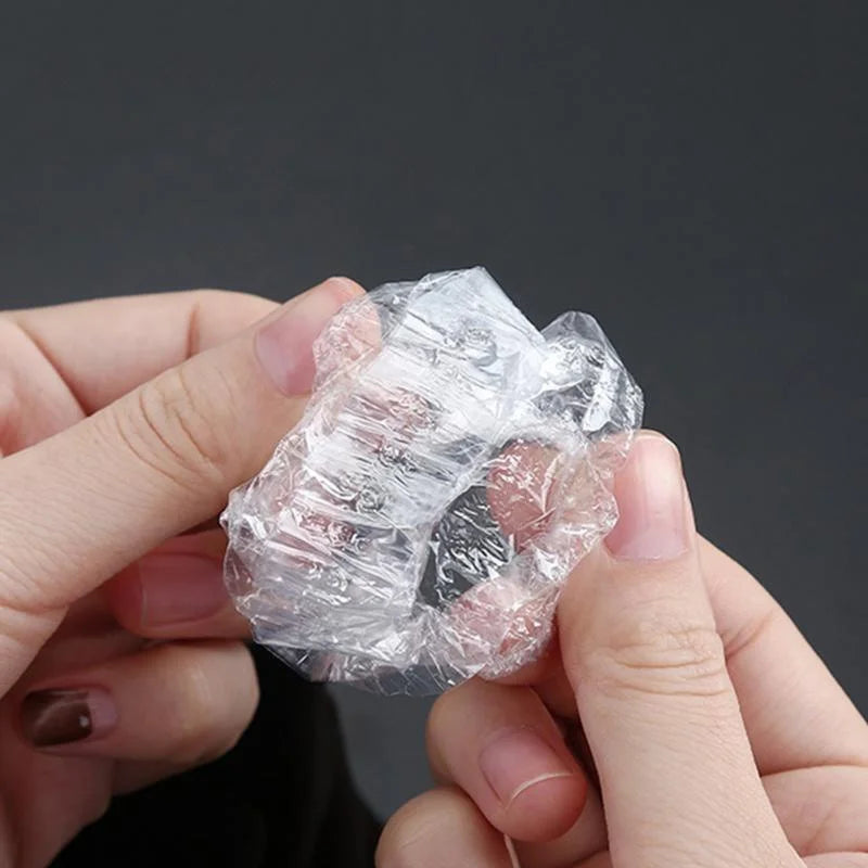 100Pcs Disposable Hairdressing Earmuffs - Clear Ear Covers for Ear Protection, Hair Dye & Color Styling Tool