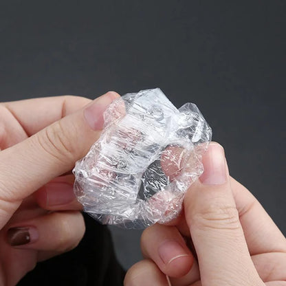 100Pcs Disposable Hairdressing Earmuffs - Clear Ear Covers for Ear Protection, Hair Dye & Color Styling Tool