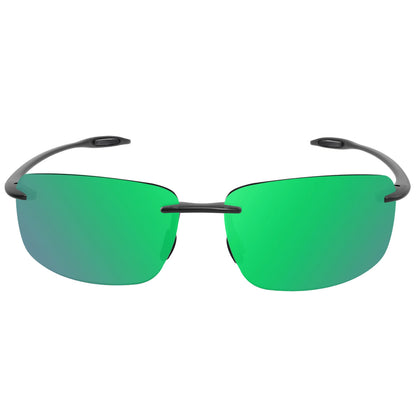 MAXJULI Polarized Sunglasses for Men & Women - Designer Fashion, Rimless Sports & Driving Eyewear (MJ8009)