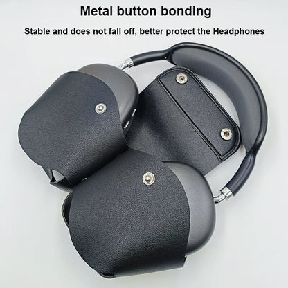 Protective Leather Case for AirPods Max – Soft Cover Against Drops and Scratches