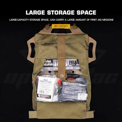 OphidianTac Outdoor First Aid Bag – Rapid Deployment Medium IFAK MOLLE Medical Pouch for Hunting Vest Accessories