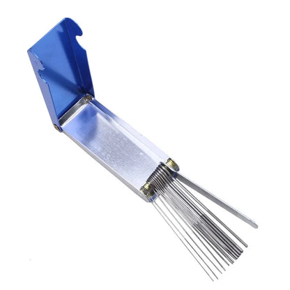 Welding Torch Nozzle Cleaning Kit - 13-in-1 Tip Files & Metal Reamers for Gas Orifice Cleaning