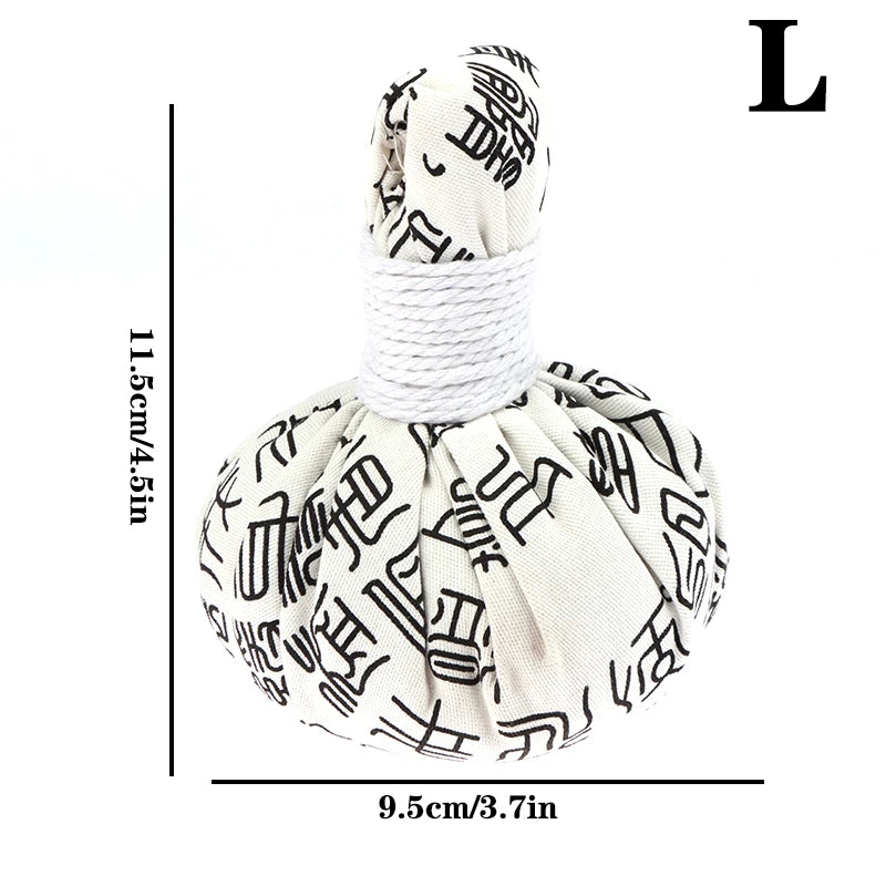 Herbal Hot Compress Massage Ball – Large Health Therapy for Cervical, Waist & Body Pain Relief