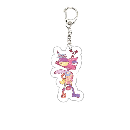 The Amazing Digital Circus Acrylic Keychain – Pomni, Jax, Ragatha, Gangle & Kinger Fan Gift Keyring for Bags & Accessories