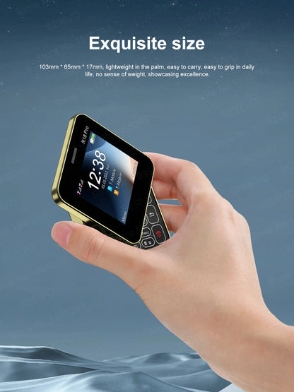 2024 NEW SERVO R18Pro Mini Mobile Phone – 2.4" Rotating Screen, Button Slider, Flashlight, Magic Voice, Dual SIM Standby