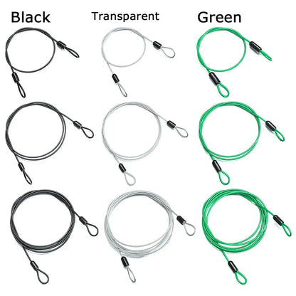Strong Steel Bicycle Lock Cable 0.5/1/2M – Anti-Theft Cycling Safety Wire Lock for MTB & Road Bikes, Durable Bike Security Rope Accessory