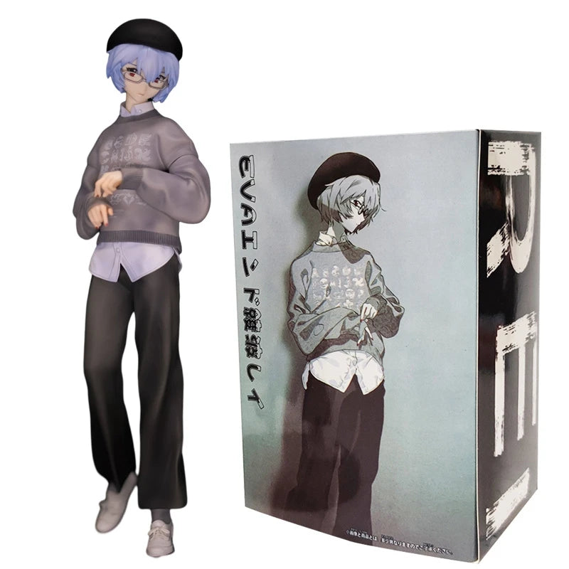 22cm Neon Genesis Evangelion Anime Figure – Asuka Langley Soryu & Rei Ayanami Action Collectible