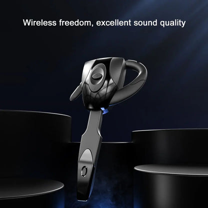 Rechargeable Bluetooth Earphone - Wireless Hands-Free Headset with Microphone for Driving