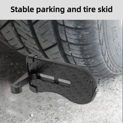 Foldable Car Roof Rack Step: Universal Latch Hook Auxiliary Walking Car Foot Pedal - Aluminum Alloy Safety Hammer Included