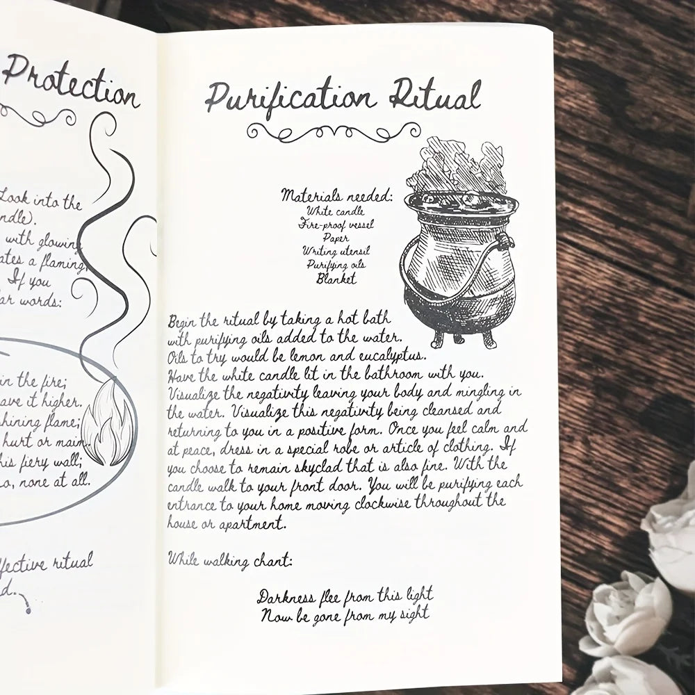 Old Witch Spells Book – Beginner Magic Grimoire & Ritual Notebook for Witches & Wizards | Perfect Halloween, Christmas & Gift Idea