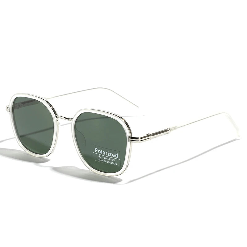 OVZA TR90 Polarized Sunglasses – Fashion Square Frame Driving Glasses for Men & Women S2074