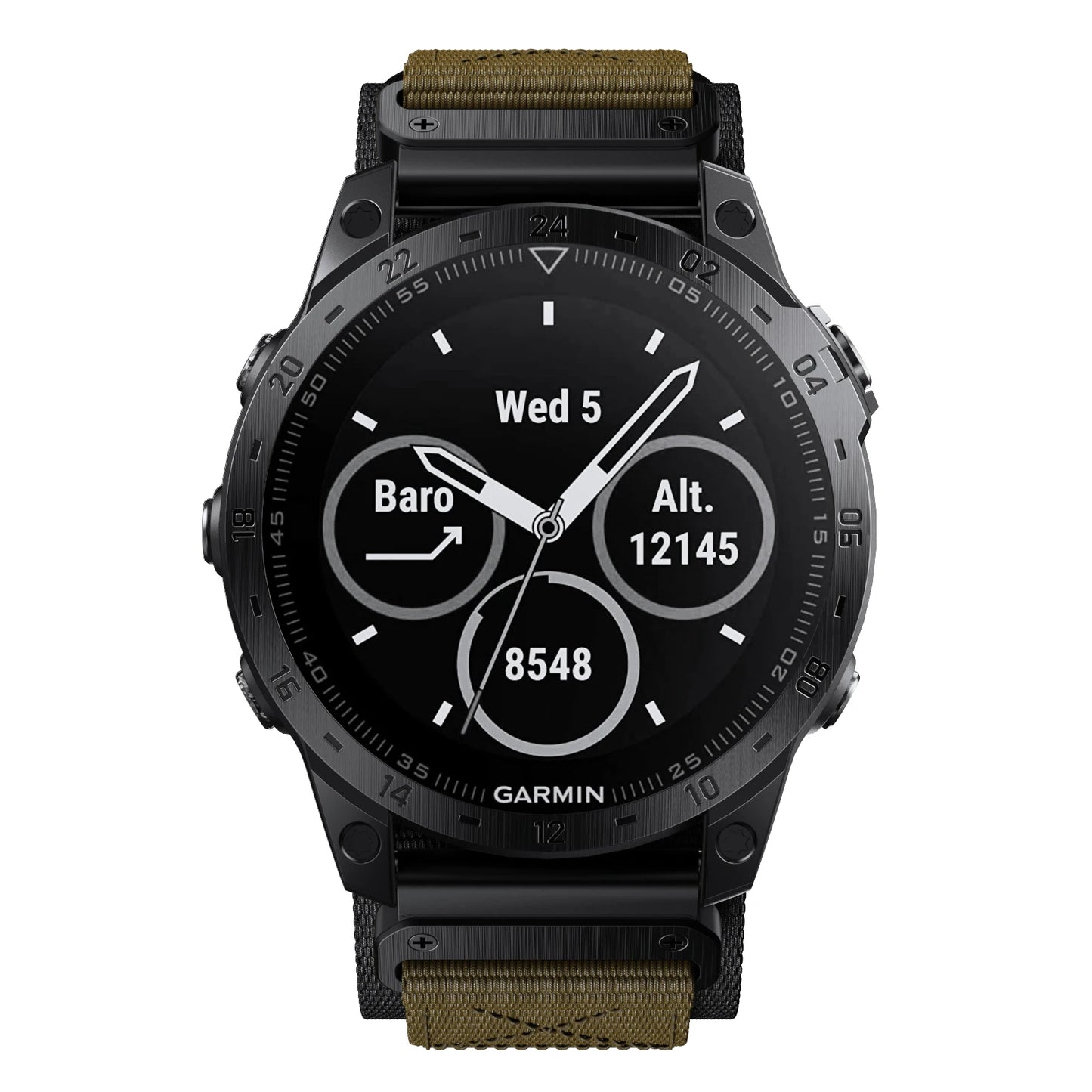 Nylon Quick Fit Loop Strap for Garmin Fenix & Forerunner — 22mm, 26mm Bands for Fenix 7X/7 Pro/6X/6/5X/5 Plus, Tactix 7, Forerunner 965/955, Enduro 2
