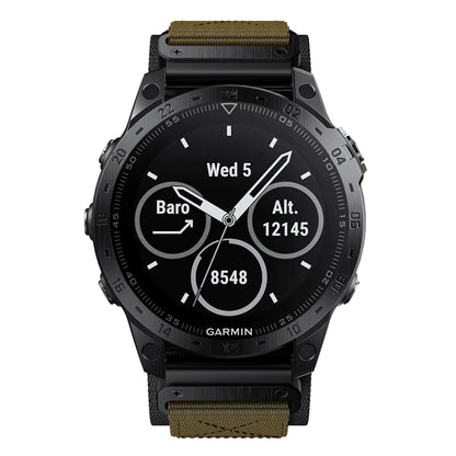Nylon Quick Fit Loop Strap for Garmin Fenix & Forerunner — 22mm, 26mm Bands for Fenix 7X/7 Pro/6X/6/5X/5 Plus, Tactix 7, Forerunner 965/955, Enduro 2