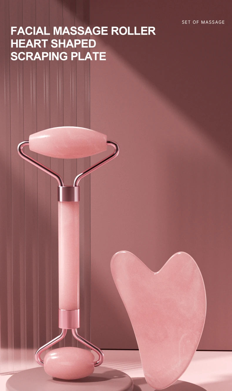 Facial Roller for Face, Neck, and Eyes – Resin Massage Instrument, Health Care Scraping Board for Muscle & Beauty Skincare