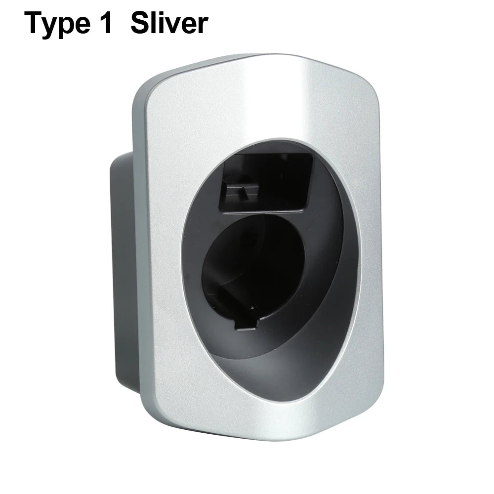 Peocke EV Charger Holder – Type 2/Type 1 Connector Socket Plug Wallbox Charging Cable Bracket for Extra Protection