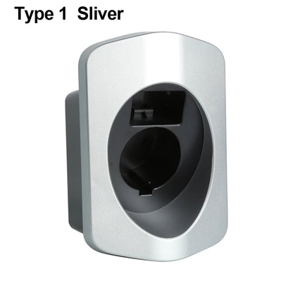 Peocke EV Charger Holder – Type 2/Type 1 Connector Socket Plug Wallbox Charging Cable Bracket for Extra Protection