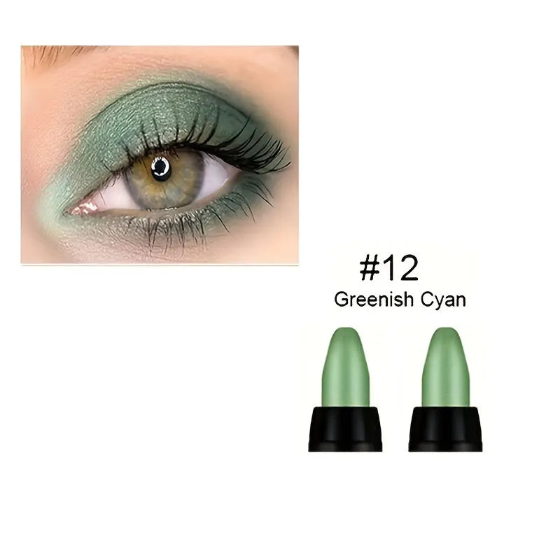 16 Colors Pearlescent Waterproof Eyeliner – Glitter, Long-Lasting & Non-Smudge Eye Makeup
