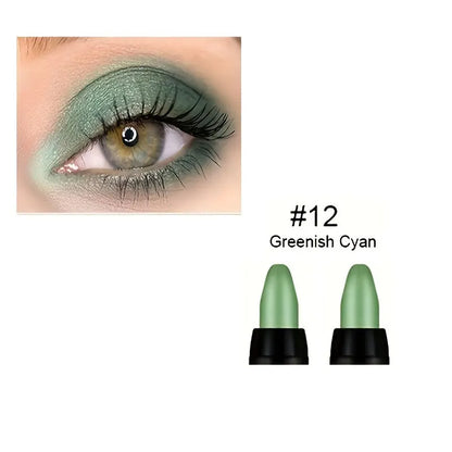 16-Color Pearlescent Eyeliner – Glitter Waterproof, Long-Lasting Non-Smudge Eye Makeup