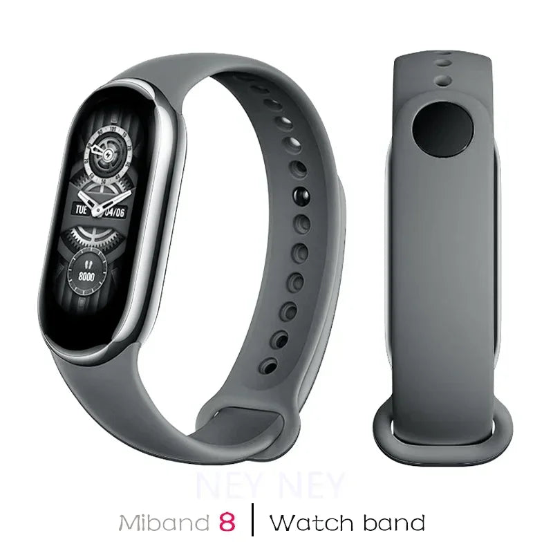 Waterproof Silicone Sport Strap for Xiaomi Mi Band 9/8/NFC – Replacement Smart Bracelet Accessory
