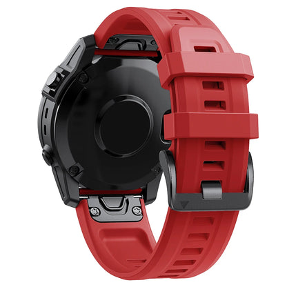 QuickFit Silicone Watch Strap 26mm 22mm for Garmin Fenix 7X 7 Pro 6X 6 5X 5 Plus 8 – Durable Replacement Sport Watchband