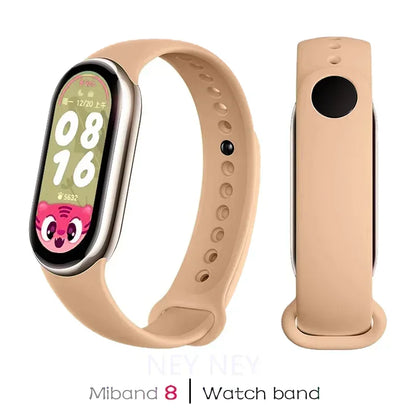 Sport Silicone Strap for Xiaomi Mi Band 9/8 NFC – Replacement Smartwatch Wristband Bracelet