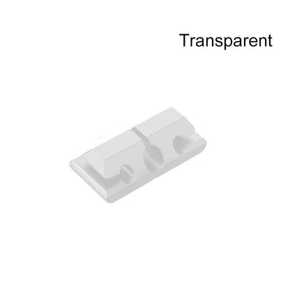 Silicone Cable Holder Organizer - Flexible Cord Management Clips for USB Wires, Earphones, Mouse & Keyboard Cables