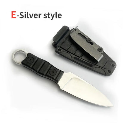 Outdoor Survival Knife - High Hardness EDC Portable Utility Knife with K Sheath for Camping & Adventure