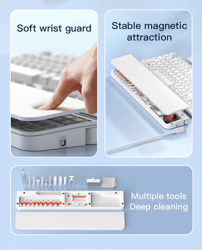22-in-1 Digital Cleaning Kit – Phone, Camera, Laptop, Keyboard, Headset Brush & Screen Dust Cleaner Gift