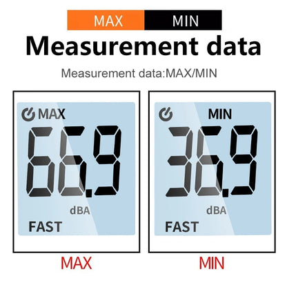 Digital Sound Level Meter — Portable Audio & Noise Decibel Meter 30-130dB