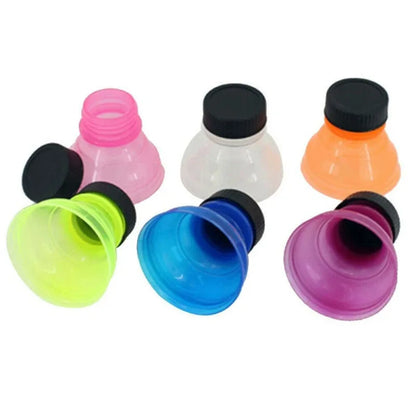 6/12PCS Reusable Plastic Airtight Bottle Lids – Can Protector Caps for Beer, Water & Soda, Dust Cover Top Saver
